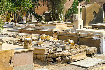 Image showing Ruined grave