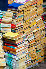 Image showing Books pile