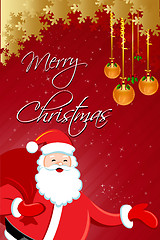 Image showing merry christmas card