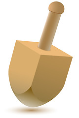 Image showing hanukkah dreidel