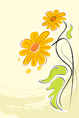 Image showing floral background