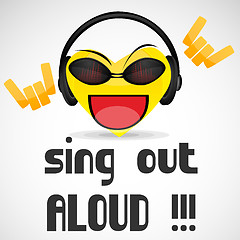 Image showing sing out loud