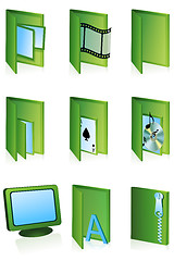Image showing different folder icons