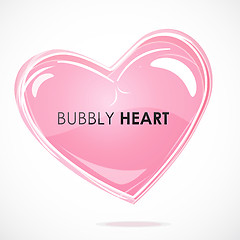 Image showing bubbly heart