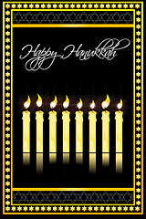 Image showing happy hanukkah card