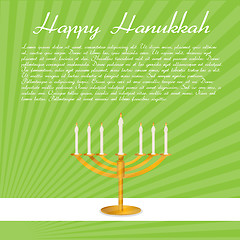 Image showing happy hanukkah card