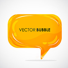 Image showing glossy speech bubble