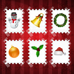 Image showing christmas sticker