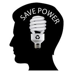 Image showing save power