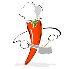 Image showing pepper chef