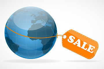 Image showing global sale tag