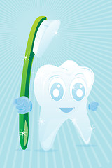 Image showing happy tooth