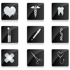 Image showing medical icons