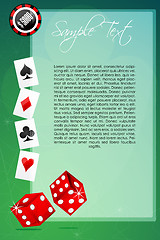 Image showing casino card