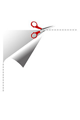 Image showing cutting paper