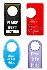 Image showing do not disturb tags