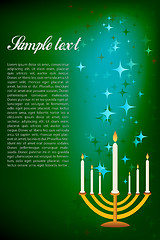 Image showing hanukkah card