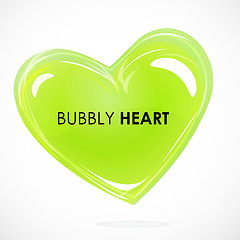 Image showing bubbly heart