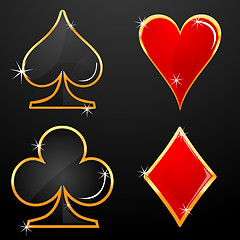 Image showing casino icons