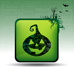Image showing halloween card