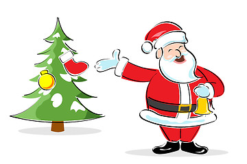 Image showing happy santa claus