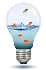 Image showing bulb as fish tank