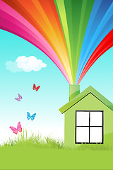 Image showing colorful natural home