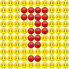 Image showing smiley question mark