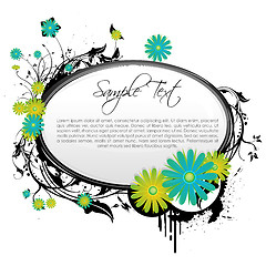 Image showing floral vector background