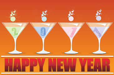 Image showing new year card