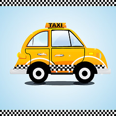 Image showing taxi on the way