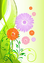 Image showing colorful vector background