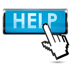 Image showing help button