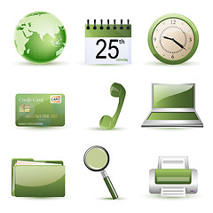 Image showing business icons