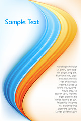 Image showing wavy vector background