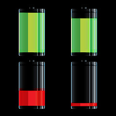 Image showing levels of battery