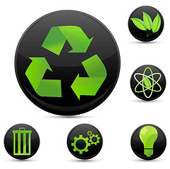 Image showing recycle icons