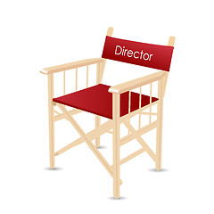 Image showing director's chair