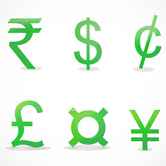 Image showing currency signs