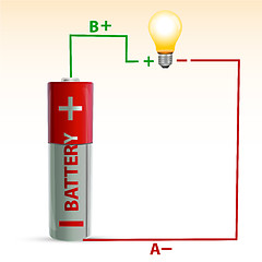Image showing battery with bulb