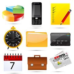 Image showing business icons