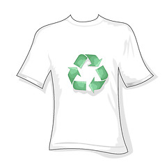 Image showing recycle t-shirt