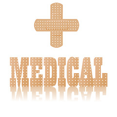 Image showing medical text and symbol