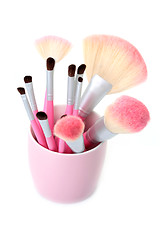 Image showing make-up brushes