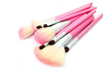 Image showing make-up brushes