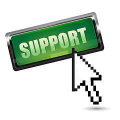 Image showing support button with cursor