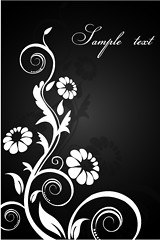 Image showing classical floral background