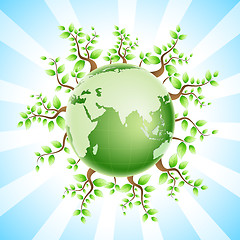 Image showing recycle globe