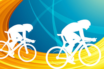 Image showing cyclists