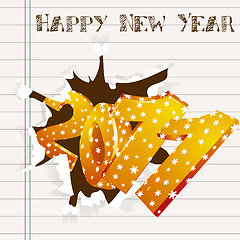 Image showing 2011 new year card